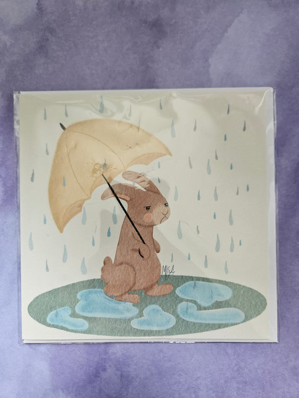 Rainy Day Rabbit