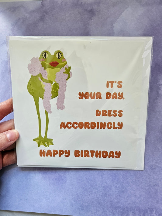 Birthday Frog