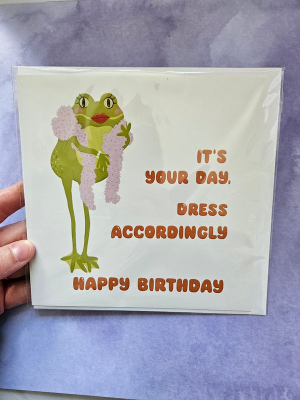 Birthday Frog