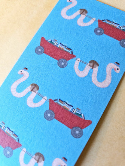 Bookworm Bookmark