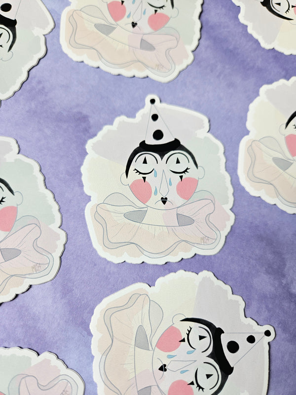Sad Clown Sticker