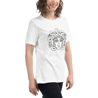Medusa Hand Drawn Illustration T-Shirt Greek Mythology Graphic Tee